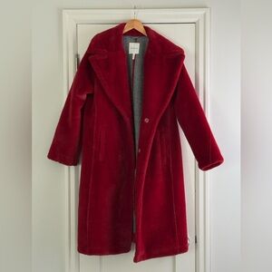 Avec Les Filles Red Teddy Jacket